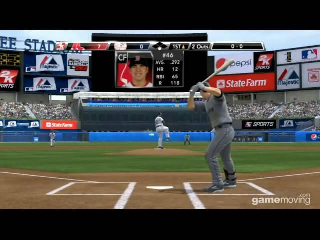 MLB 2K9 보스턴 vs 뉴욕 게임플레이