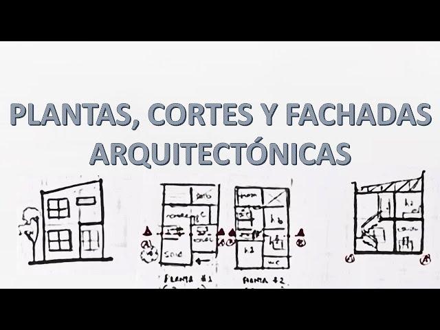 Plantas, cortes y fachadas arquitectónicas