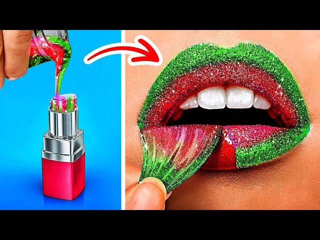 COOL GIRLY AND BEAUTY HACKS ||Cool Hair Hacks and Makeup Ideas!From Nerd to Popular by 123 GO!Series