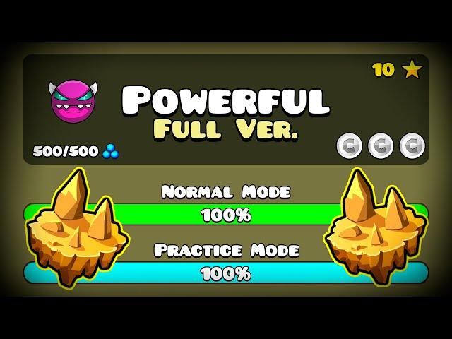 POWERFUL FULL VERSION! BY: FLAMEGAMERV6 [ALL ROUTES] (Full HD) || Geometry Dash 2.113