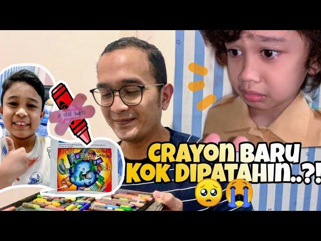 NANGIS! CRAYON BARU JUTA’AN RUPIAH KOK DIPATAHIN?! CARANDACHE