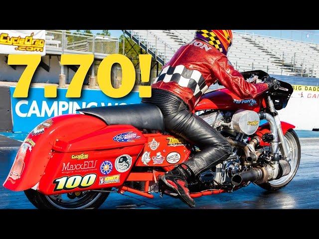 HARLEY STREET BAGGER WORLD RECORD ANNIHILATED!