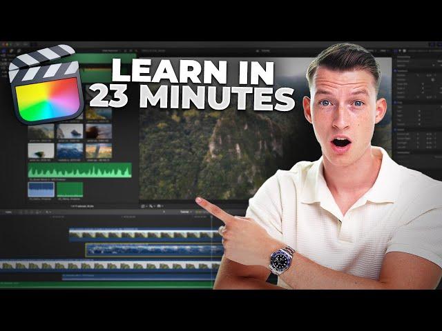 Final Cut Pro X Tutorial for Beginners 2024 - Everything You NEED to KNOW!