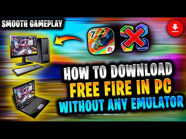 How to install free fire in pc without any emulator | Install free fire in laptop without emulator