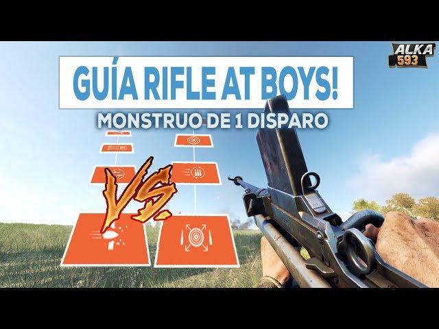 GUÍA RIFLE ANTITANQUE BOYS BATTLEFIELD V - Monstruo de 1 disparo