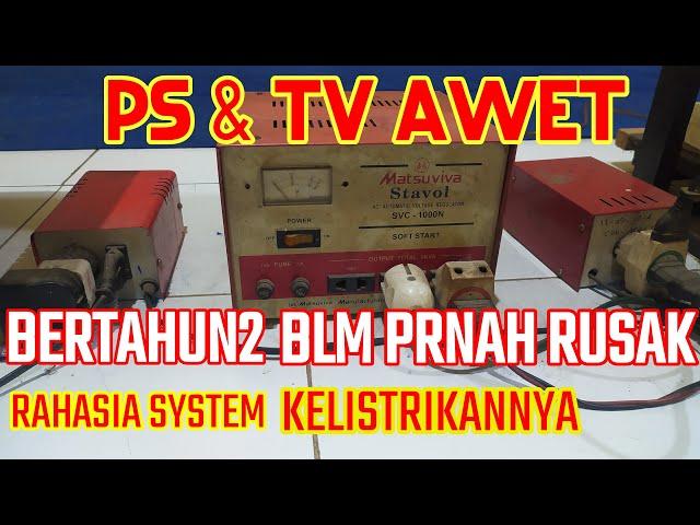 Sistem kelistrikan rental ps ini bikin awet ps&tv bertahun2 gak rusak. ini rahasianya...???