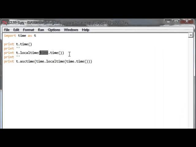 Learn Python Programming Tutorial 12.5 | Time Module