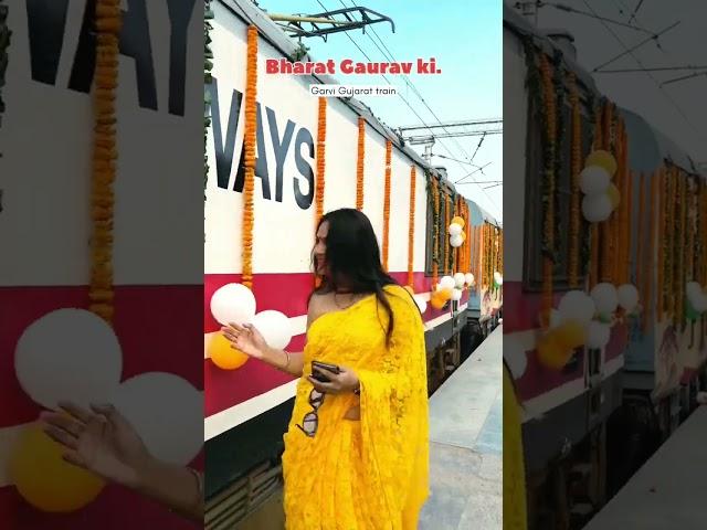 The most luxurious train of India ️ Bharat Gaurav ki Garvi Gujarat #travelwithjo #bharatgauravtrain