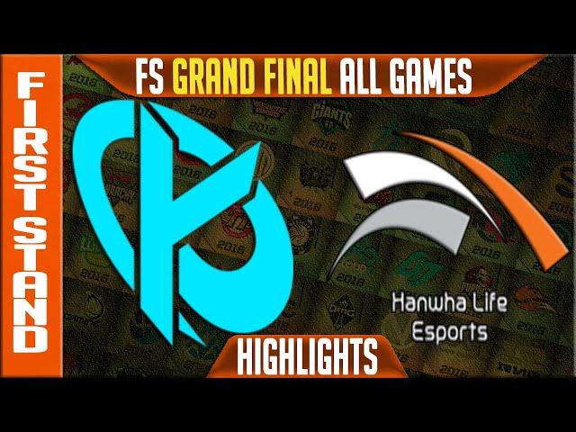 KC vs HLE Highlights ALL GAMES GRAND FINAL | First Stand 2025 Karmine Corp vs Hanwha Life Esports