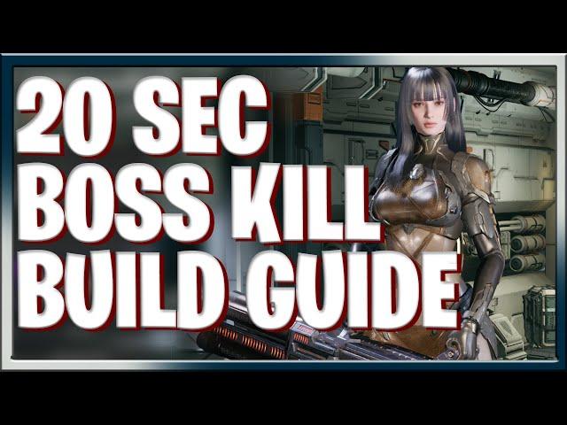 First Descendant Best Gley Build Guide Infinite Rocket Gley : 20 SECONDS HARD MODE BOSS KILL EZ