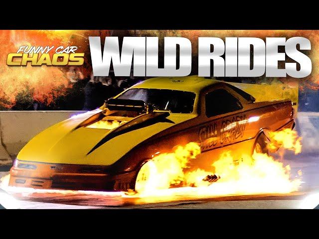 WILD RIDES of Funny Car Chaos! Drag Racing | Funny Cars | Crashes