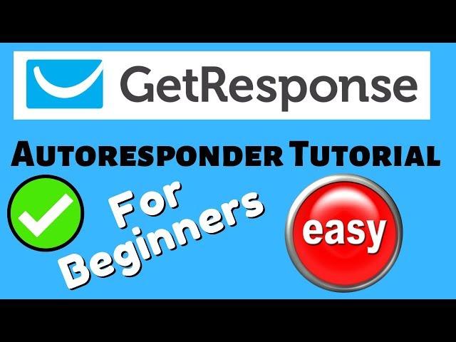 Get Response Autoresponder Tutorial