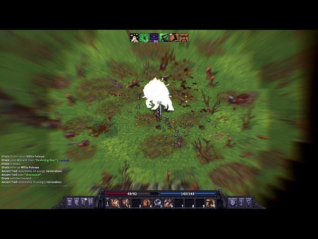 Stoneshard - Archer 10 lvl vs Ancient Troll (0.8.1.9)