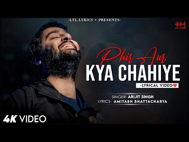 Phir Aur Kya Chahiye (LYRICS)- Arijit Singh| Vicky Kaushal & Sara Ali Khan| Amitabh B| Sachin- Jigar