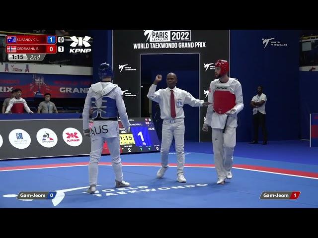 303 Round of 32 Men  80kg AUS SEJRANOVIC Leon NOR ORDEMANN Richard andre