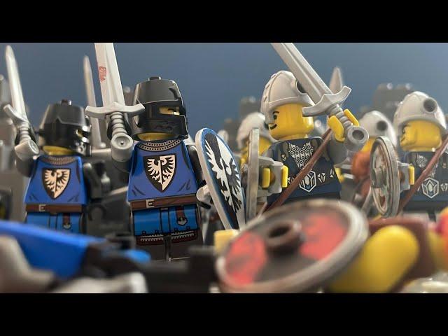 Retribution | Black Falcons vs. Vikings Lego Castle Stop motion #plastic2k