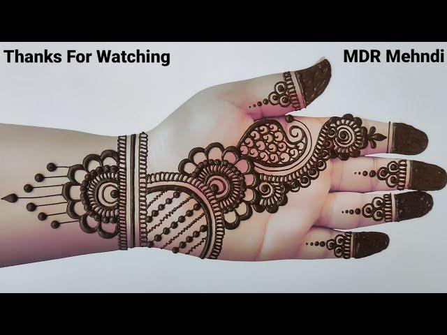 Front hand mehndi design simple| mehandi ka design| simple mehndi design| mahandi ki digain| mehndi