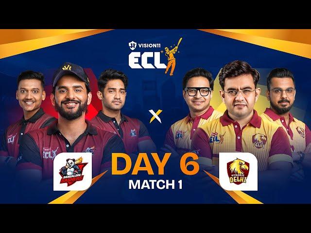 #ECL | Match 12 | Bangalore Bashers vs Dynamic Delhi | Abhishek Malhan vs Sonu Sharma