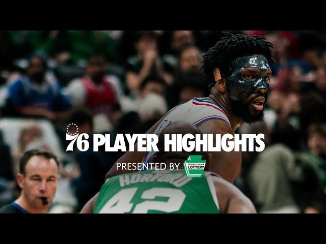 Player Highlights: Joel Embiid at Boston Celtics | 12.25.24