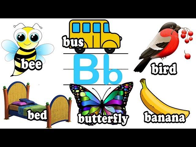 Letter “B” | B is for Bee Bus Baby Bear | ABC 英文字母B