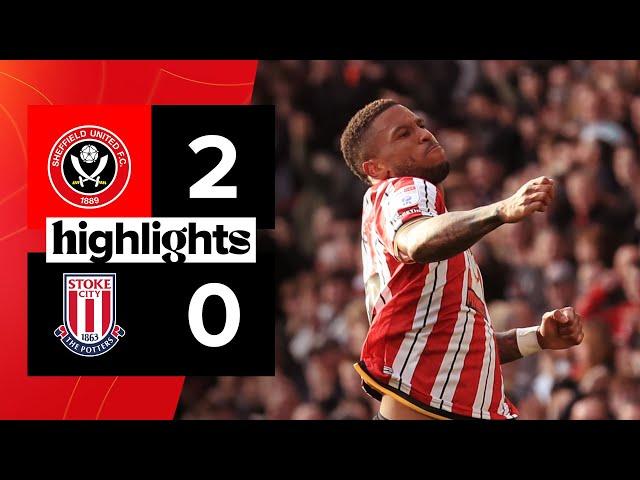 Sheffield United 2-0 Stoke City | EFL Championship highlights