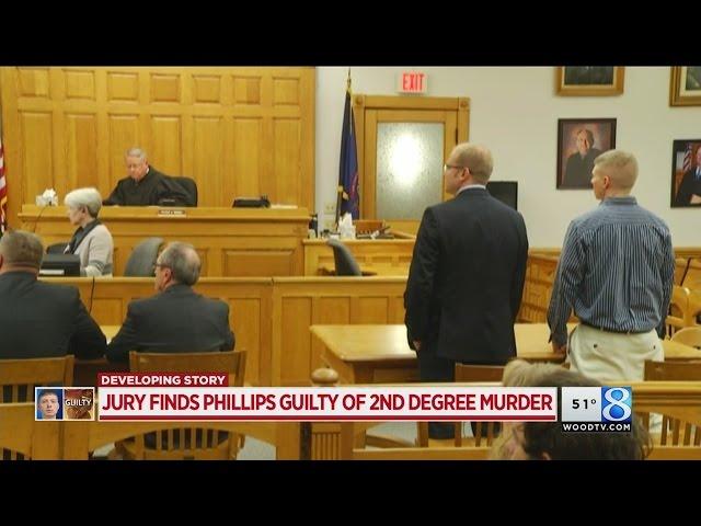 Jury finds Sean Phillips guilty of second-degree murder