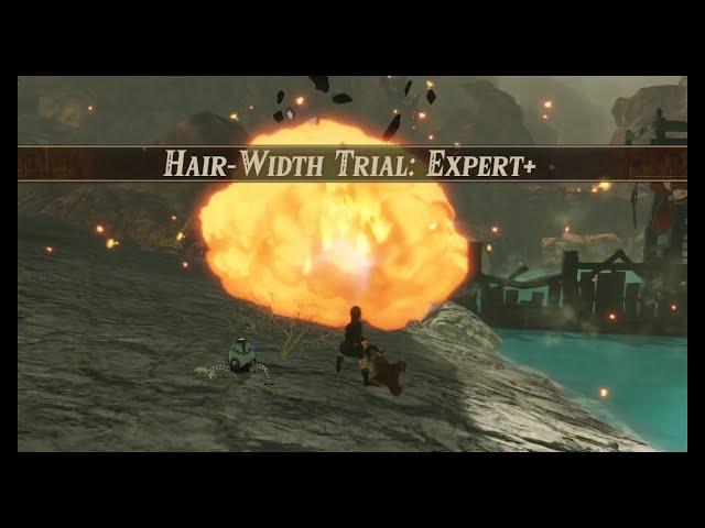 Hyrule Warriors - Hair Width Trial Expert+ speedrun in 1:11 on Easy (WR)