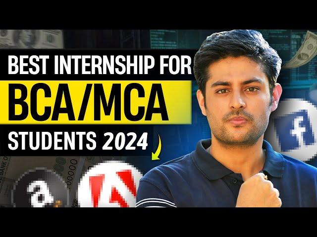 Internship for BCA/MCA students | Watch this video now