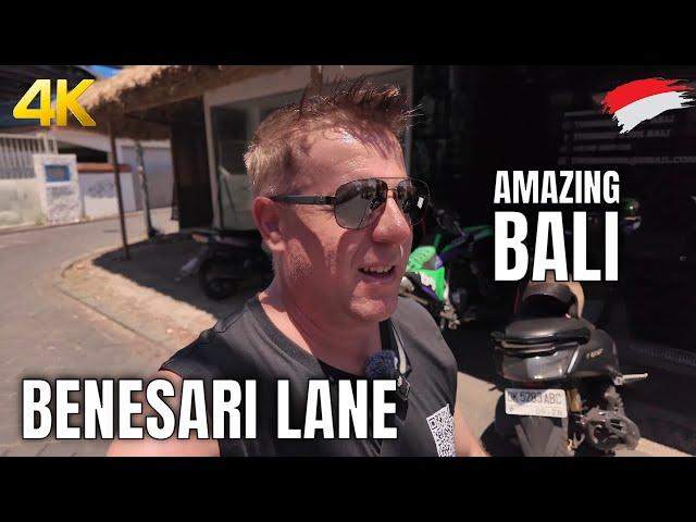 Benesari Lane, Legian: 4K Walking Tour Through Bali’s Heart