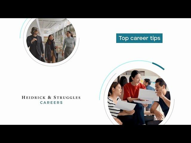 Top career tips