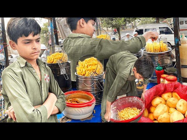 Super Fastest French Fries Maker | MACDONALD'S and OPTP Fries | Street Food of Karachi ..