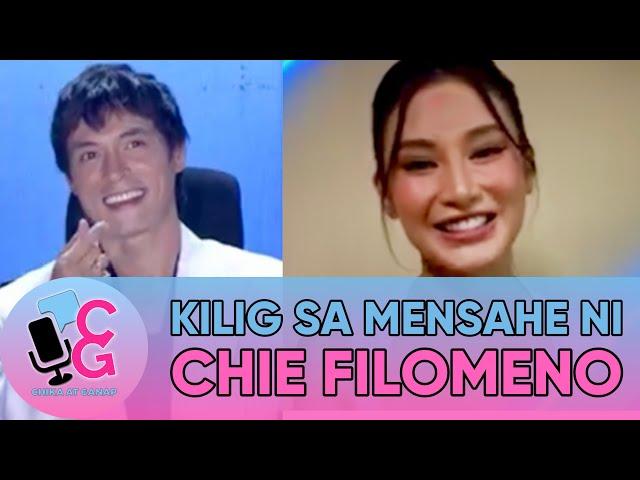 Happy at Loyal! Jake Cuenca, kinilig sa video message sa kanya ni Chie Filomeno | Chika at Ganap