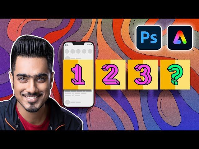 4 Easy Steps to Create EPIC Social Media Posts! - Photoshop & Express