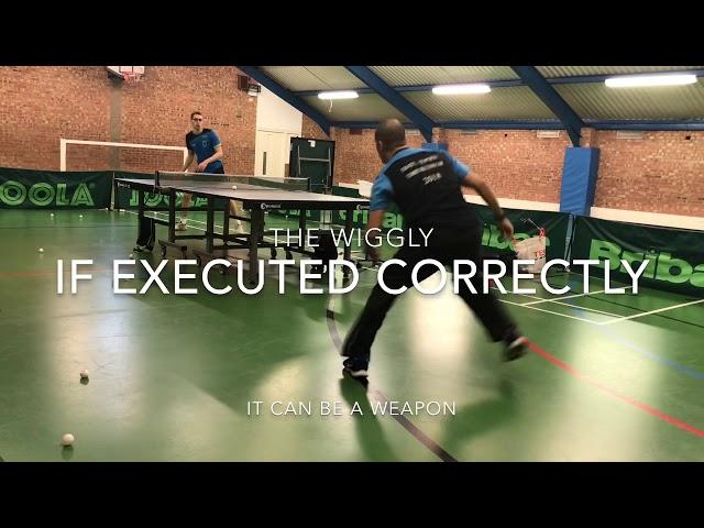 Wiggly-Wobbly Table Tennis, deception trick shot eBaTT- Tip