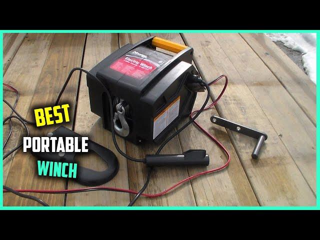 Top 5 Best Portable Winches [Review] - Master Lock Electric Winch/Electric Trailer Winch [2024]