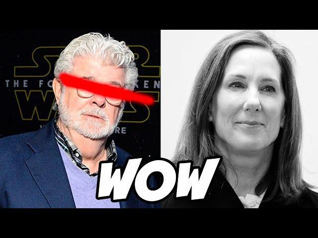 Kathleen Kennedy Says MOVE ON From George Lucas Star Wars WHAT THE...