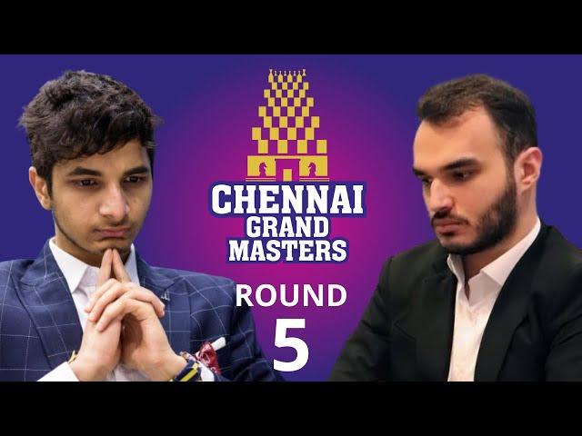 Santosh Gujrathi Vidit vs M Amin Tabatabaei | Chennai Grand Masters 2024 | Round 5