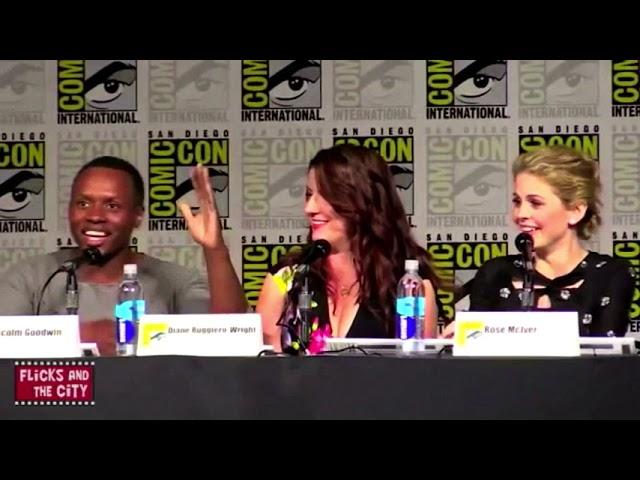 Malcolm Does His Best Rose McIver Impression at SDCC