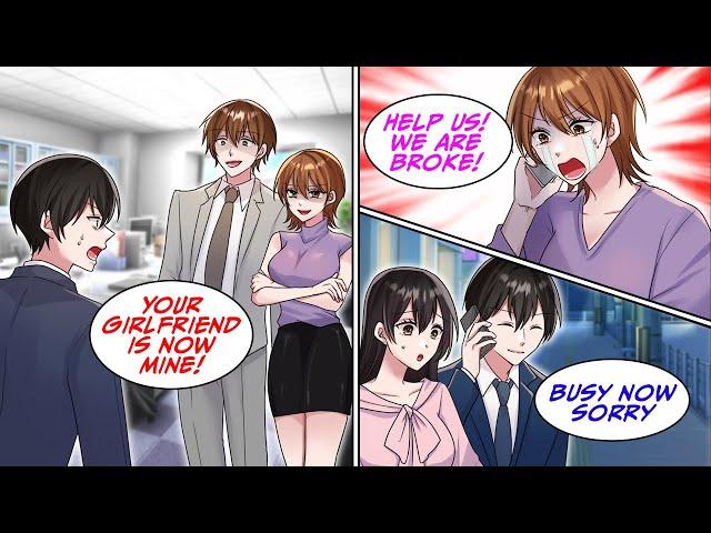 My best friend stole my company and my girlfriend, but a year later my ex-girlfriend... [Manga Dub]