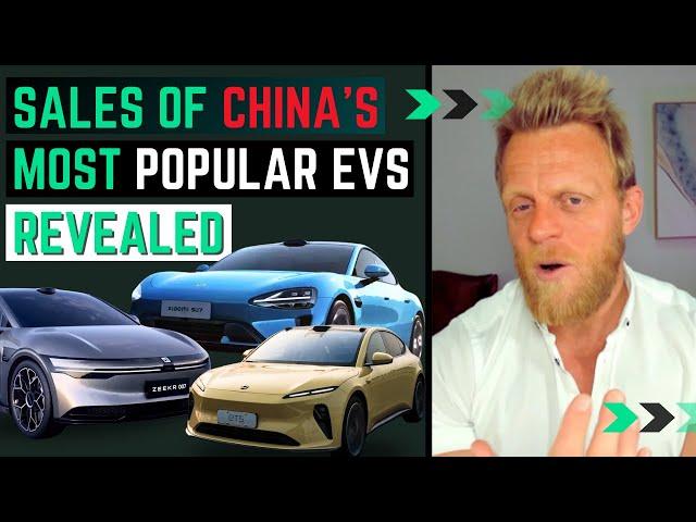 Zeekr, Nio, Xpeng, Li Auto,  BYD & Xiaomi - Chinese EV sales RISE again!