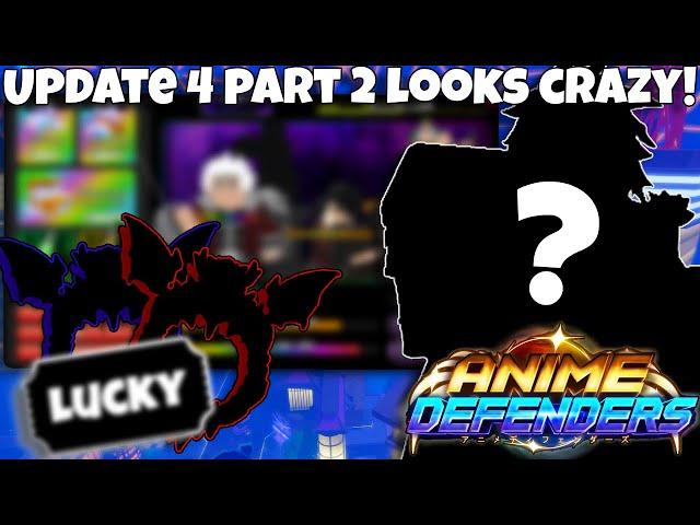 Everything You Need To Know About Update 4 Part 2 In Roblox Anime Defenders!