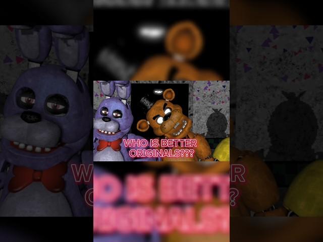 [FNAF] THE ORIGINALS VS THE TOYS #videogamecharacter #edit #fnaf