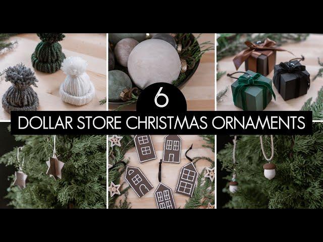 Dollar Store Christmas Ornaments | Modern ornaments for 2024