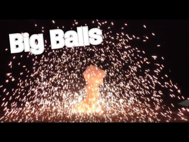 XPLODE BIG BALLS / 4m Crackling Wolke!! / Pyro Funken 2018