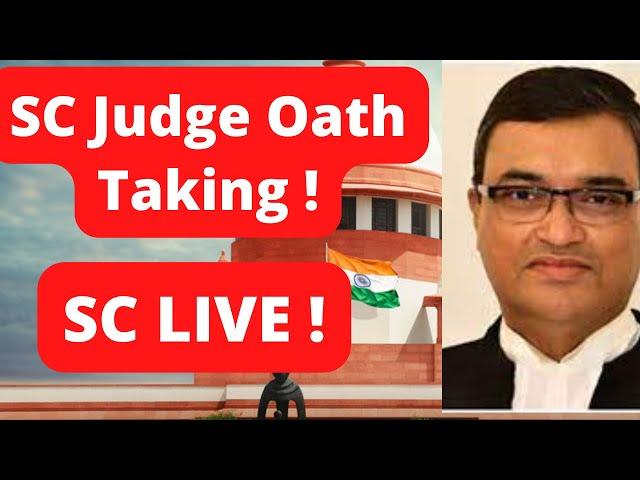 SC Judge Oath Taking, Hon'ble Justice  Dipankar Dutta Oath #law #supremecourtofindia #lawchakra