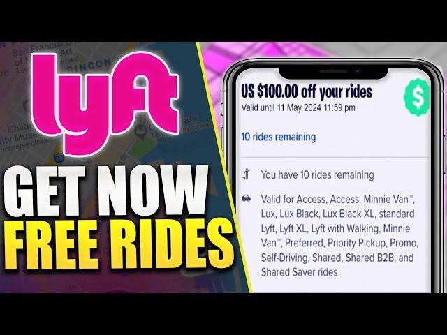 How I get FREE Lyft Rides ($100 Ride Credits)️ FREE Lyft Promo Codes for New AND Existing Riders!