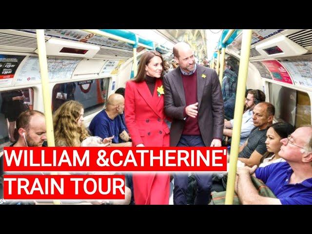 Prince William & Princess Catherine Stun Commuters with Surprise Train Ride to Wales!