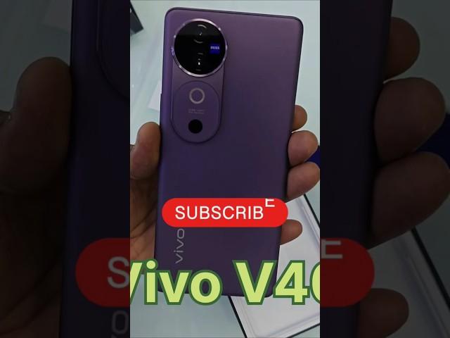 Vivo V40 purple colour Unboxing #vivoindia #vivov40series