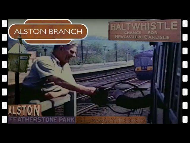 Haltwhistle to ALSTON BRANCH DMU train ride 1963