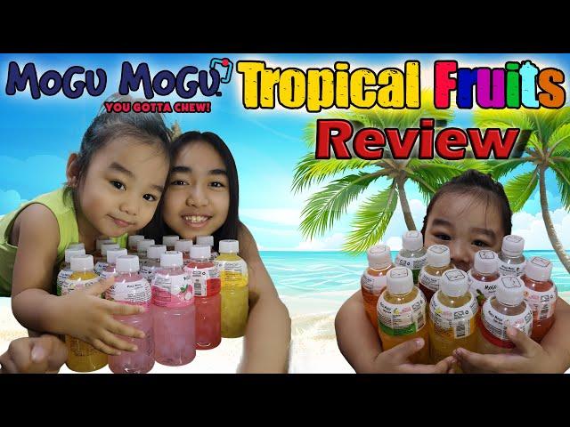 Mogu Mogu All Flavors Tropical Fruits Honest Review by:Yuna & Kenji | Learning fruits for kids